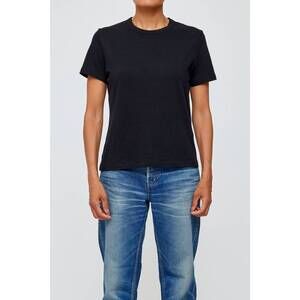 NEW MOUSSY basic tee in black